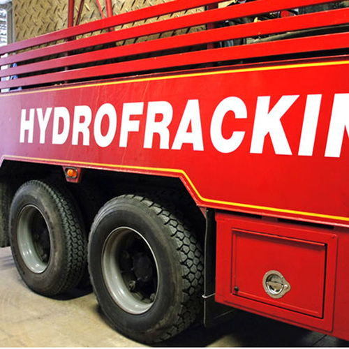 Hydrofracking Truck